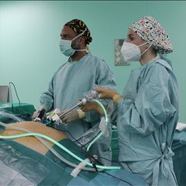 El Hospital Universitario Hospiten Sur incorpora la cirugía guiada por fluorescencia aplicada al aparato digestivo