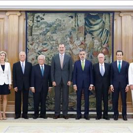 King Felipe VI receives the management of Hospiten