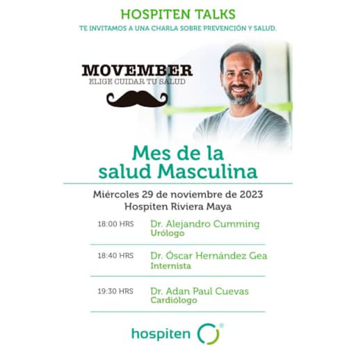 Jornada de Salud Masculina Hospiten Riviera Maya