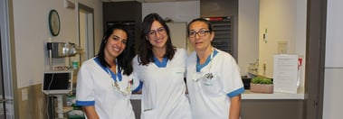 La enfermera Andrea, una reina solidaria