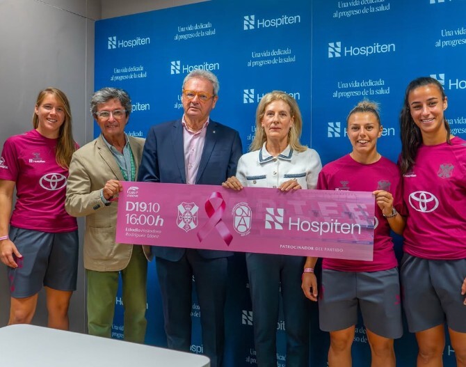 foto CDT femenino y hospiten día del cáncer de mama