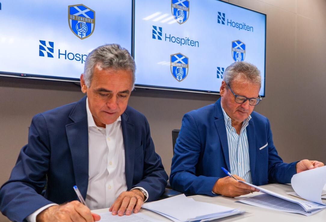 La UD Tenerife y Hospiten amplían su compromiso para la temporada 24/25