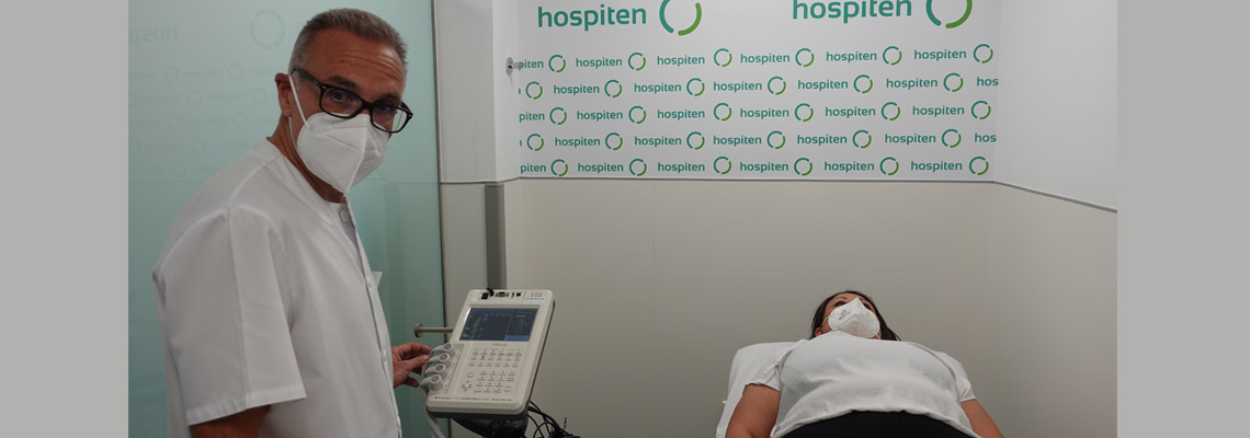 Hospiten aplica una técnica de análisis médico de la composición corporal