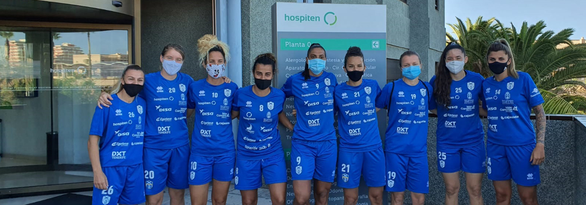 Hospiten realiza los reconocimientos médicos de las jugadoras de la UDG Tenerife