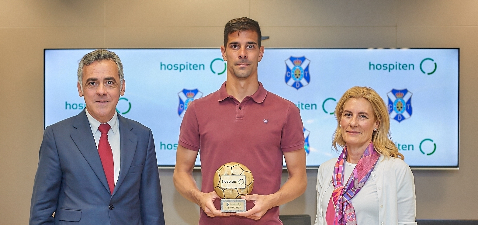 Dani Hernández se ha alzado, esta temporada 2017/18 que acaba de finalizar, como el jugador MVP Hospiten para los seguidores del CD Tenerife.
