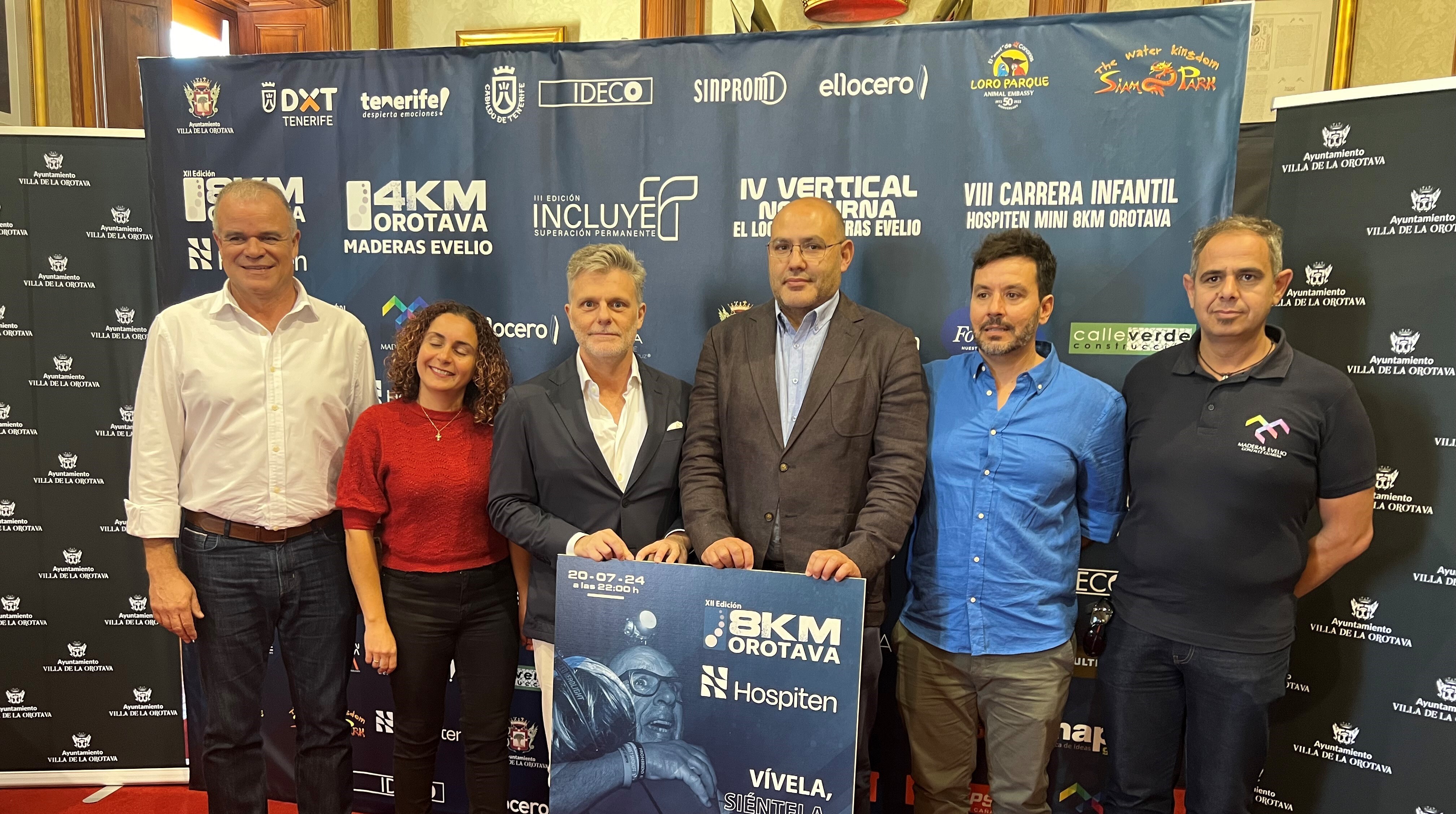 La Hospiten 8KM Orotava realiza su presentación oficial a menos de dos semanas de su celebración
