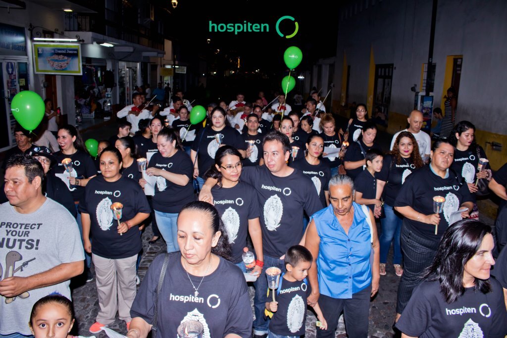 Grupo Hospiten, en la tradicional peregrinación de Puerto Vallarta, Jalisco