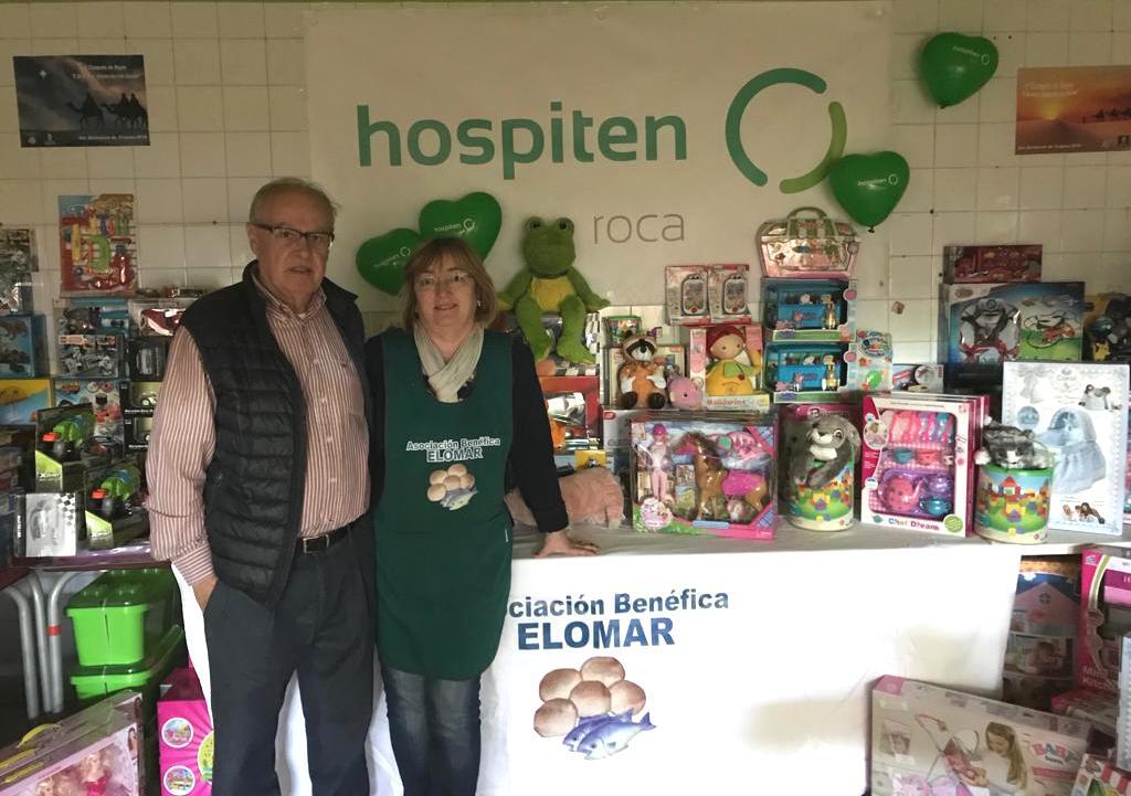 Hospiten Roca dona 6.000 euros para que todos los niños reciban un regalo el día de Reyes