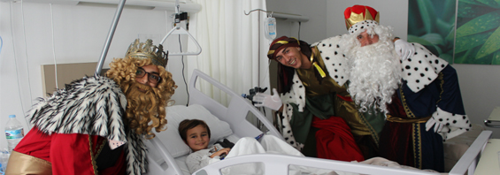 Los Reyes Magos de Oriente llegan a Hospiten Sur