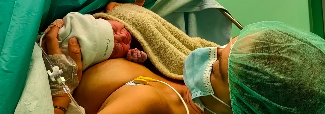 Hospiten fortalece el vínculo maternofetal ampliando el procedimiento piel con piel en cesáreas